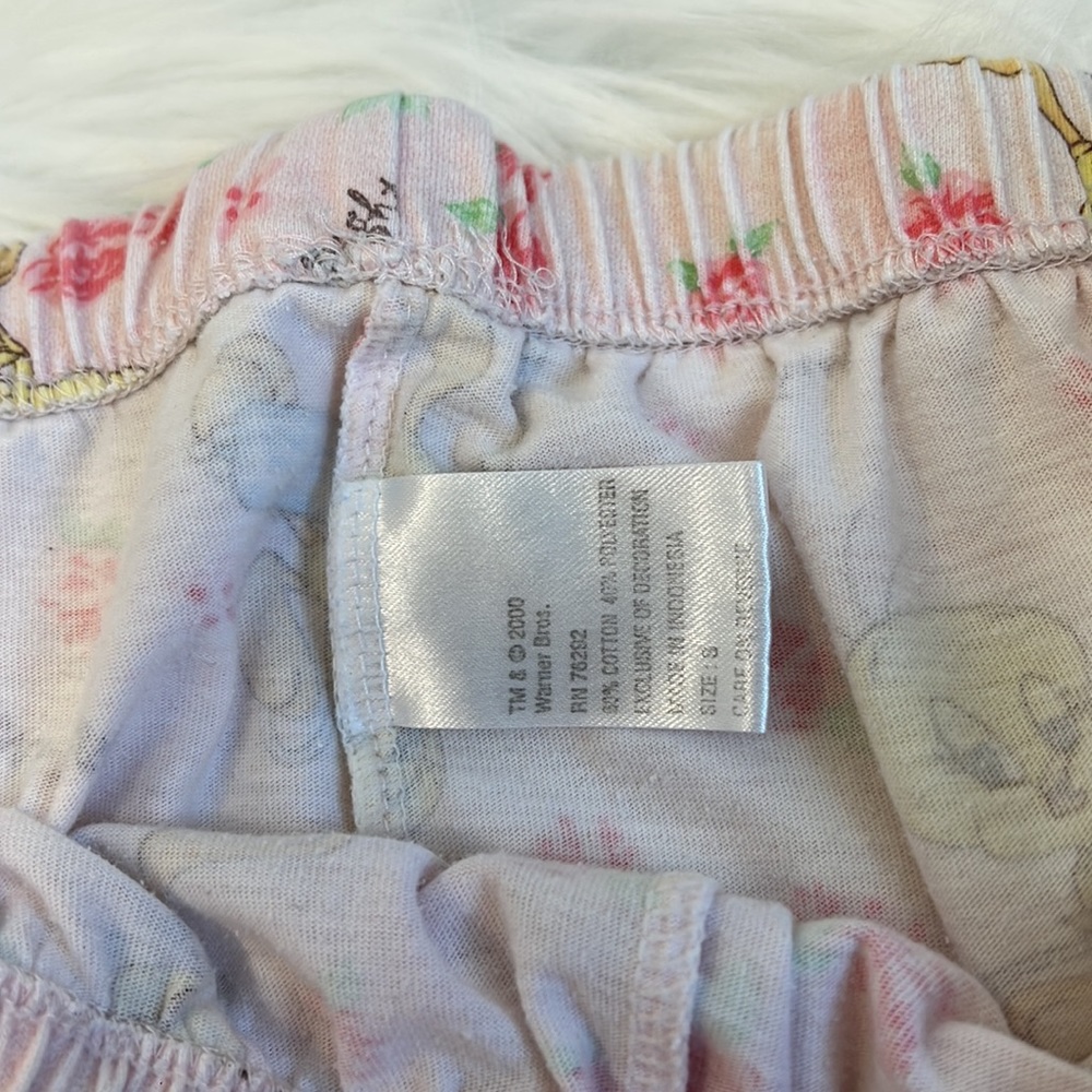 Vintage & Rare‎ Warner Brothers Looney Tunes Tweety Bird Pajama Set - Picture 9 of 11